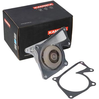 KAMOKA Wasserpumpe - Aluminium, 12 Flügel, Dichtung, für Zahnriemen KAMOKA Wasserpumpe - Aluminium, 12 Flügel, Dichtung, für Zahnriemen