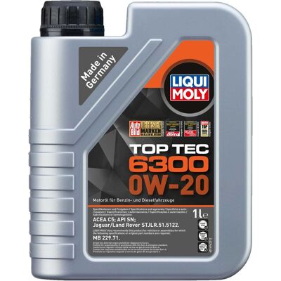 Liqui Moly Top Tec 6300 0w-20 - Motoröl Liqui Moly Top Tec 6300 0w-20 - Motoröl