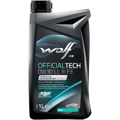 1x1l Wolf Officialtech 0w30 Ll 3 Fe Motoröl Passend Für Bmw Ll-04 Mb 229.51 C30: Herstellernummer: 1044342 1x1l Wolf Officialtech 0w30 Ll 3 Fe Motoröl Passend Für Bmw Ll-04 Mb 229.51 C30: Herstellernummer: 1044342