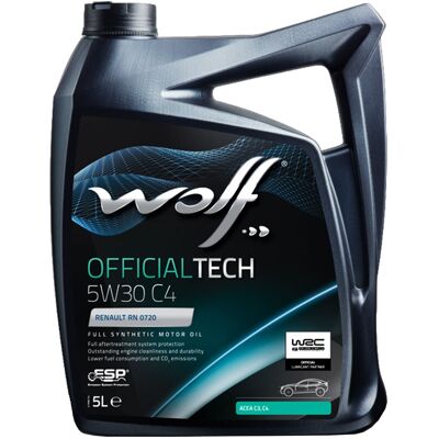 1x5l Wolf Officialtech 5w30 C4 Motoröl Passend Für Mb 229.31/.51 Renault Rn 0720: Herstellernummer: 1051962 1x5l Wolf Officialtech 5w30 C4 Motoröl Passend Für Mb 229.31/.51 Renault Rn 0720: Herstellernummer: 1051962