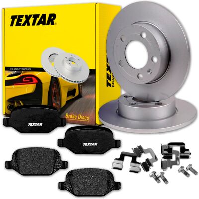 Textar Bremsscheiben + Beläge Hinten Passend Für Fiat Abarth 500 + Panda 169: Bremsscheibe: 46403960, 51859078, 51876438, 7163465, 71738421, 71769481, Textar Bremsscheiben + Beläge Hinten Passend Für Fiat Abarth 500 + Panda 169: Bremsscheibe: 46403960, 51859078, 51876438, 7163465, 71738421, 71769481,