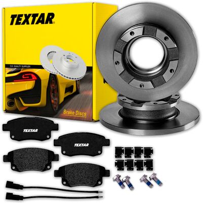 Textar Bremsscheiben 280mm + Beläge Hinten Passend Für Ford Transit + Tourneo: Bremsscheibe: 1371421, 1387152, 1451161, 6c112a097ab Bremsbelagsatz, Sc Textar Bremsscheiben 280mm + Beläge Hinten Passend Für Ford Transit + Tourneo: Bremsscheibe: 1371421, 1387152, 1451161, 6c112a097ab Bremsbelagsatz, Sc