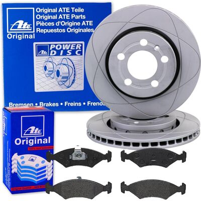 Ate Powerdisc Bremsscheiben 240mm+ Beläge Vorne Für Ford Fiesta 3+4 Courier Puma: Bremsscheibe Ford: 5028281 Ford: 6191064 Bremsbelagsatz, Scheibenbre Ate Powerdisc Bremsscheiben 240mm+ Beläge Vorne Für Ford Fiesta 3+4 Courier Puma: Bremsscheibe Ford: 5028281 Ford: 6191064 Bremsbelagsatz, Scheibenbre