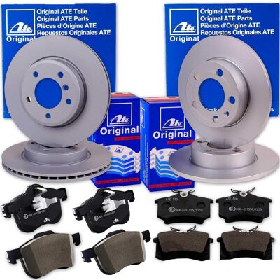 Ate Bremsscheiben + Beläge Vorne + Hinten Für Vw Golf 7 Audi A3 8v Seat Leon 5f: Bremsscheibe: 1k0615301k, 1k0615301t, 1kd615301, 5c0615301a, 5c061530 Ate Bremsscheiben + Beläge Vorne + Hinten Für Vw Golf 7 Audi A3 8v Seat Leon 5f: Bremsscheibe: 1k0615301k, 1k0615301t, 1kd615301, 5c0615301a, 5c061530