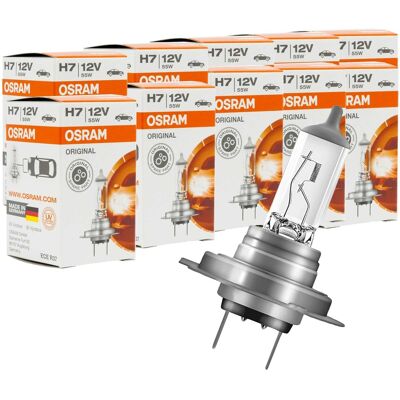 10x Osram H7 Glühlampe Glühbirne 64210 Autolampen Set Halogen 12v 55w Kfz Pkw: 10x Osram H7 Glühlampe Glühbirne 64210 Autolampen Set Halogen 12v 55w Kfz Pkw: