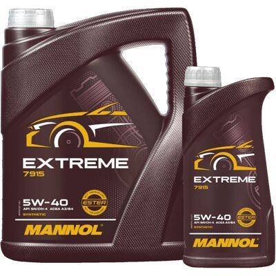 Hausmarke 6l Mannol Extreme Ester 5w-40 Motoröl Passend Für Opel Ll-b-025 Fiat Psa Vw 505: Hausmarke 6l Mannol Extreme Ester 5w-40 Motoröl Passend Für Opel Ll-b-025 Fiat Psa Vw 505: