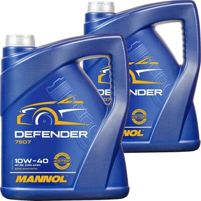 Hausmarke 2x5l Mannol Defender Motoröl Sae 10w-40 Passend Für Vw 505/502/500.00 Mb 229.1/3: Mn7507-5 Hausmarke 2x5l Mannol Defender Motoröl Sae 10w-40 Passend Für Vw 505/502/500.00 Mb 229.1/3: Mn7507-5