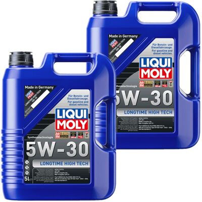 2x 5l Liqui Moly Motoröl Longtime High Tech 5w30 Passend Für Acea C2/c3 Api Sp: 2x 5l Liqui Moly Motoröl Longtime High Tech 5w30 Passend Für Acea C2/c3 Api Sp:
