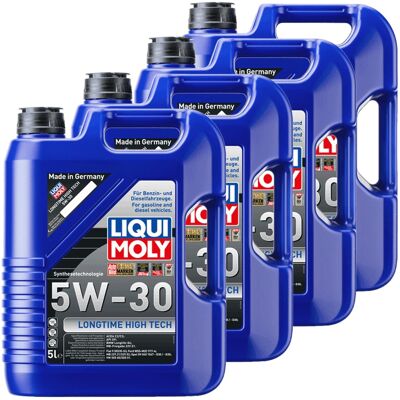 4x 5l Liqui Moly Motoröl Longtime High Tech 5w-30 Passend Für Api Sp Bmw Ll-04: 4x 5l Liqui Moly Motoröl Longtime High Tech 5w-30 Passend Für Api Sp Bmw Ll-04: