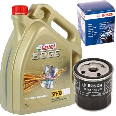 Bosch Ölfilter + 5 Liter Motoröl Castrol Edge 5w-30 Passend Für Chevrolet Opel: Ölfilter 1a First Automotive: E50116 1a First Automotive: L40317 1a Fi Bosch Ölfilter + 5 Liter Motoröl Castrol Edge 5w-30 Passend Für Chevrolet Opel: Ölfilter 1a First Automotive: E50116 1a First Automotive: L40317 1a Fi