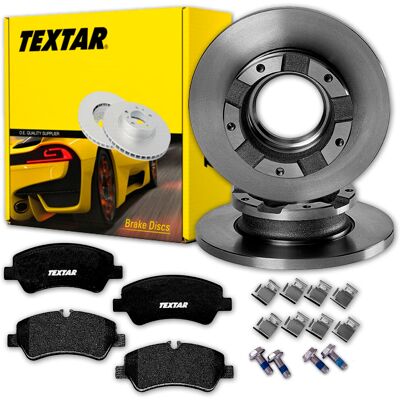 Textar Bremsscheiben + Beläge Hinten Passend Für Ford Tourneo Transit Custom: Bremsscheibe A.b.s.: 18307 A.b.s.: 18768 Abakus: 23104203 Aisin: K6r1613 Textar Bremsscheiben + Beläge Hinten Passend Für Ford Tourneo Transit Custom: Bremsscheibe A.b.s.: 18307 A.b.s.: 18768 Abakus: 23104203 Aisin: K6r1613