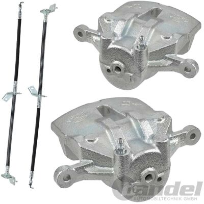Hausmarke 2x Bremssattel 2x Bremsschlauch Vorderachse Li+re Für Kia Ceed / Hyundai I30: Hausmarke 2x Bremssattel 2x Bremsschlauch Vorderachse Li+re Für Kia Ceed / Hyundai I30: