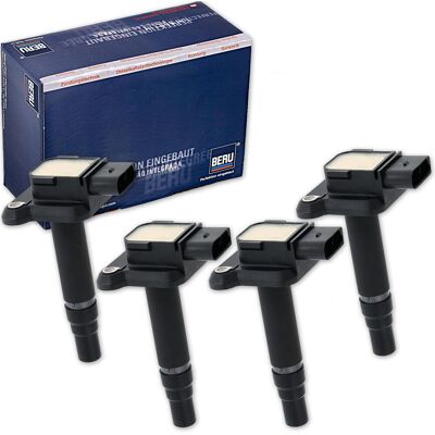 4x Beru Zündspule Für Audi A3 (8l) A6 (c5) Tt (8n) Vw Golf Iv (1j) Sharan (7m): Zündspule Abakus: 12201041 Aic: 53411 Ashika: Bo0937jm Astemo-hitachi: 4x Beru Zündspule Für Audi A3 (8l) A6 (c5) Tt (8n) Vw Golf Iv (1j) Sharan (7m): Zündspule Abakus: 12201041 Aic: 53411 Ashika: Bo0937jm Astemo-hitachi: