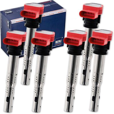 6x Beru Zündspule Für Audi A4 B7 B8 A5 8t 8f 8t A6 C6 C7 A7 4g A8 4e 4h R8: Zündspule Abakus: 12201074 Ap Xenergy: Xe9002ar Ashika: Bo0912jm Astemo: 2 6x Beru Zündspule Für Audi A4 B7 B8 A5 8t 8f 8t A6 C6 C7 A7 4g A8 4e 4h R8: Zündspule Abakus: 12201074 Ap Xenergy: Xe9002ar Ashika: Bo0912jm Astemo: 2