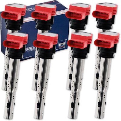 8x Beru Zündspule Für 4.2 Audi A6 (c6) A8 (4e 4h) Q7 (4l) R8 Vw Touareg (7l 9p): Zündspule Abakus: 12201074 Ap Xenergy: Xe9002ar Ashika: Bo0912jm Aste 8x Beru Zündspule Für 4.2 Audi A6 (c6) A8 (4e 4h) Q7 (4l) R8 Vw Touareg (7l 9p): Zündspule Abakus: 12201074 Ap Xenergy: Xe9002ar Ashika: Bo0912jm Aste