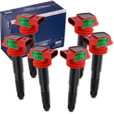 6x Beru Zündspule Passend Für 3.6 (4) Porsche Panamera (970) Ab Bj 2010 Bis 2013: Zündspule Astemo: 2503958 Bbt: Ic02106 Bogap: A1511131 Borgwarner (b 6x Beru Zündspule Passend Für 3.6 (4) Porsche Panamera (970) Ab Bj 2010 Bis 2013: Zündspule Astemo: 2503958 Bbt: Ic02106 Bogap: A1511131 Borgwarner (b