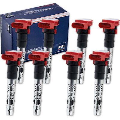 8x Beru Zündspule Passend Für Audi A4 (b6 B7) A6 (c6) A8 (4e): Zündspule Ap Xenergy: Xe9002c Ap Xenergy: Xe9002cr Ashika: Bo0925jm Astemo: 2503845 Bbt 8x Beru Zündspule Passend Für Audi A4 (b6 B7) A6 (c6) A8 (4e): Zündspule Ap Xenergy: Xe9002c Ap Xenergy: Xe9002cr Ashika: Bo0925jm Astemo: 2503845 Bbt