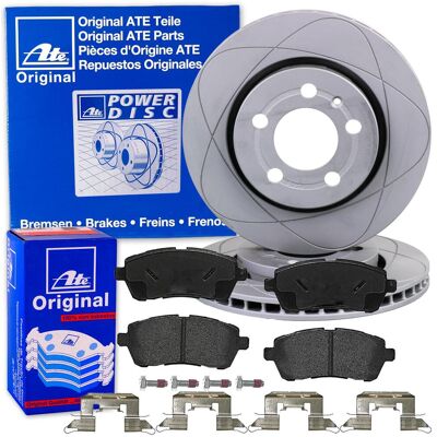 Ate Powerdisc Bremsscheiben 258mm + Beläge Vorne Für Ford Fiesta Mk6 2008-2017: Bremsbelagsatz, Scheibenbremse A.b.s.: 35165 A.b.s.: 37606 Abakus: 231 Ate Powerdisc Bremsscheiben 258mm + Beläge Vorne Für Ford Fiesta Mk6 2008-2017: Bremsbelagsatz, Scheibenbremse A.b.s.: 35165 A.b.s.: 37606 Abakus: 231