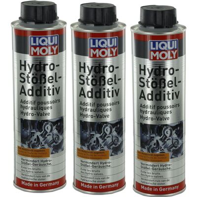 3x 300ml Liqui Moly Hydrostössel Additiv Hydro Stößel Motoröl Reiniger Öl Zusatz: 3x 300ml Liqui Moly Hydrostössel Additiv Hydro Stößel Motoröl Reiniger Öl Zusatz: