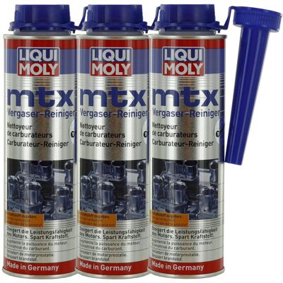 3x 300ml Liqui Moly Mtx Vergaser Reiniger 5100: 3x 300ml Liqui Moly Mtx Vergaser Reiniger 5100: