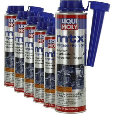 6x 300ml Liqui Moly Mtx Vergaser Reiniger 5100: 6x 300ml Liqui Moly Mtx Vergaser Reiniger 5100: