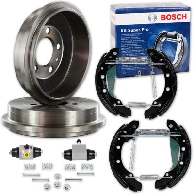 Bosch Bremsbacken-Set + Trommeln - Bremsart Bosch Bremsbacken-Set + Trommeln - Bremsart