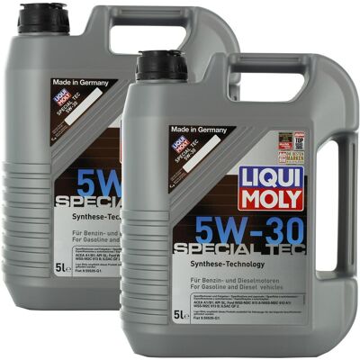 2x5 Liter Liqui Moly Motoröl 5w30 Special Tech Art. 1164: 2x5 Liter Liqui Moly Motoröl 5w30 Special Tech Art. 1164: