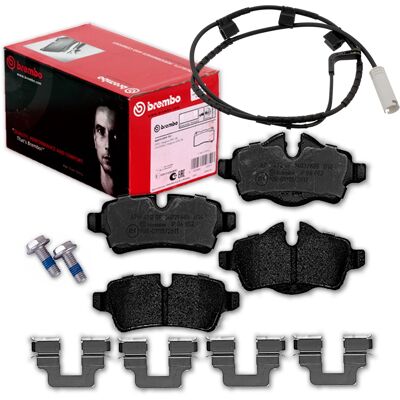 Brembo Bremsbeläge + Warnkontakt Hinten Passend Für Mini R56 R57 Cabrio Clubman: Bremsbelagsatz, Scheibenbremse: Mini: 34212289155 Mini: 34216772894 M Brembo Bremsbeläge + Warnkontakt Hinten Passend Für Mini R56 R57 Cabrio Clubman: Bremsbelagsatz, Scheibenbremse: Mini: 34212289155 Mini: 34216772894 M