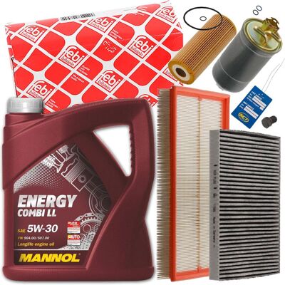 Febi Bilstein Febi Filter Set+5 L Mannol Motoröl 5w30 Für Vw 1.9 Tdi Golf Iv Bora 1j Audi A3: Teilesatz, Inspektion Audi: 074115562 Audi: 074115562s1 Skoda: 0741155 Febi Bilstein Febi Filter Set+5 L Mannol Motoröl 5w30 Für Vw 1.9 Tdi Golf Iv Bora 1j Audi A3: Teilesatz, Inspektion Audi: 074115562 Audi: 074115562s1 Skoda: 0741155