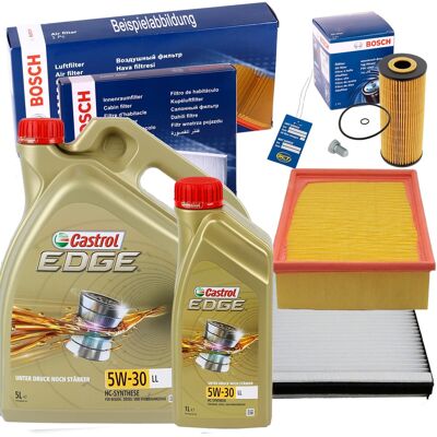 Hausmarke Bosch Filter Inspektions Satz Set+5w30 Motoröl 1.9+2.0+16v Tdi Für Audi A3 8p: Ölfilter Amc: Mo438 Audi: 045115389c Chrysler: 68001297aa Dodge: 680012 Hausmarke Bosch Filter Inspektions Satz Set+5w30 Motoröl 1.9+2.0+16v Tdi Für Audi A3 8p: Ölfilter Amc: Mo438 Audi: 045115389c Chrysler: 68001297aa Dodge: 680012