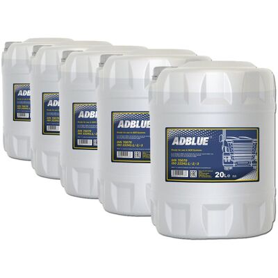 Hausmarke 100l (5x20l) Adblue® Von Mannol Harnstofflösung Für Scr-diesel Kfz Pkw Auto Lkw: Hausmarke 100l (5x20l) Adblue® Von Mannol Harnstofflösung Für Scr-diesel Kfz Pkw Auto Lkw:
