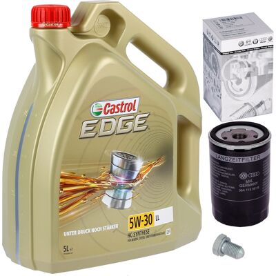 Castrol Ölfilter-Set - VW, Audi, Seat, Skoda - 5W30 Castrol Ölfilter-Set - VW, Audi, Seat, Skoda - 5W30