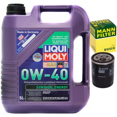 Liqui Moly 0W-40 Vollsynthetisches Motoröl - Hohe Leistung Liqui Moly 0W-40 Vollsynthetisches Motoröl - Hohe Leistung