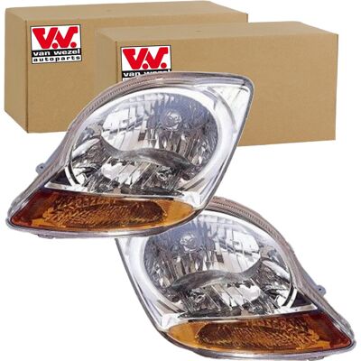 2x Van Wezel H4 Scheinwerfer Set Links+rechts Passend Für Chevrolet Matiz: Hauptscheinwerfer Abakus: 2221118rldem Chevrolet: 96590406 Diederichs: 6931 2x Van Wezel H4 Scheinwerfer Set Links+rechts Passend Für Chevrolet Matiz: Hauptscheinwerfer Abakus: 2221118rldem Chevrolet: 96590406 Diederichs: 6931