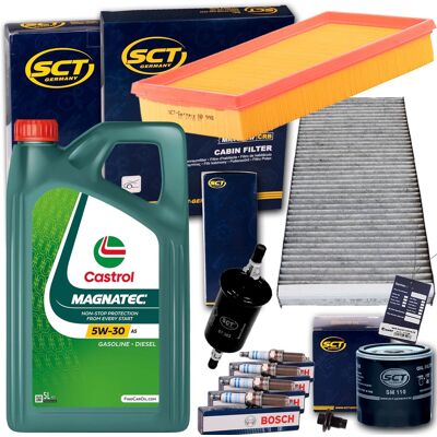 Hausmarke Filterset+zündkerzen+castrol 5w30 Öl Passend Für Ford Focus I Daw Dbw 1.4-1.6: Verschlussschraube, Ölwanne 3rg: 83010 Aic: 52110 Aic: 58308 Aic: 59383 Hausmarke Filterset+zündkerzen+castrol 5w30 Öl Passend Für Ford Focus I Daw Dbw 1.4-1.6: Verschlussschraube, Ölwanne 3rg: 83010 Aic: 52110 Aic: 58308 Aic: 59383