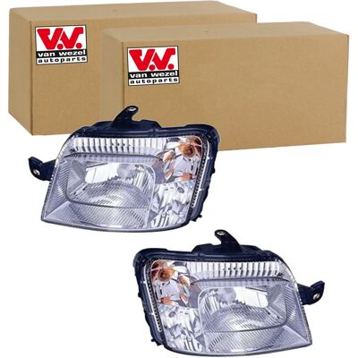 2x Van Wezel H4 Scheinwerfer Set Links+rechts Passend Für Fiat Panda: Hauptscheinwerfer Abakus: 6611141lldem Abakus: 6611141lmldemn Diederichs: 343418 2x Van Wezel H4 Scheinwerfer Set Links+rechts Passend Für Fiat Panda: Hauptscheinwerfer Abakus: 6611141lldem Abakus: 6611141lmldemn Diederichs: 343418