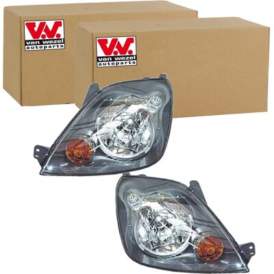 2x Van Wezel H4 Scheinwerfer Set Links+rechts Passend Für Ford Fiesta: Hauptscheinwerfer Abakus: 4311172lldem Alkar: 2745387 Diederichs: 1404181 Diede 2x Van Wezel H4 Scheinwerfer Set Links+rechts Passend Für Ford Fiesta: Hauptscheinwerfer Abakus: 4311172lldem Alkar: 2745387 Diederichs: 1404181 Diede