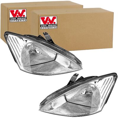 2x Van Wezel H4 Scheinwerfer Set Links+rechts Passend Für Ford Focus: Hauptscheinwerfer Abakus: 4311144rldem Diederichs: 1415080 Diederichs: 1415082 F 2x Van Wezel H4 Scheinwerfer Set Links+rechts Passend Für Ford Focus: Hauptscheinwerfer Abakus: 4311144rldem Diederichs: 1415080 Diederichs: 1415082 F