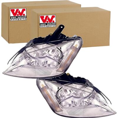 2x Van Wezel H1/h7 Scheinwerfer Set Links+rechts Passend Für Ford Focus: Hauptscheinwerfer Abakus: 4311158lldem Alkar: 2745400 Diederichs: 1465081 Die 2x Van Wezel H1/h7 Scheinwerfer Set Links+rechts Passend Für Ford Focus: Hauptscheinwerfer Abakus: 4311158lldem Alkar: 2745400 Diederichs: 1465081 Die