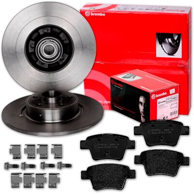 Brembo Bremsscheiben 249mm + Beläge Hinten Für Peugeot 207 307 + Citroen C4: Bremsscheibe: 1619237980, 424919, 424932, E169512 Bremsbelagsatz, Scheibe Brembo Bremsscheiben 249mm + Beläge Hinten Für Peugeot 207 307 + Citroen C4: Bremsscheibe: 1619237980, 424919, 424932, E169512 Bremsbelagsatz, Scheibe