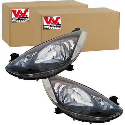 2x Van Wezel H4 Scheinwerfer Set Links+rechts Passend Für Mazda 2: Hauptscheinwerfer Abakus: 2161156lldem2 Alkar: 2741649 Diederichs: 5605081 Johns: 4 2x Van Wezel H4 Scheinwerfer Set Links+rechts Passend Für Mazda 2: Hauptscheinwerfer Abakus: 2161156lldem2 Alkar: 2741649 Diederichs: 5605081 Johns: 4