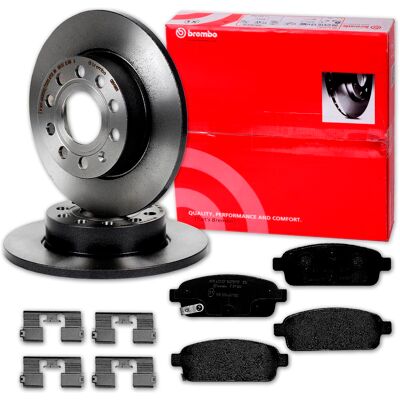 Brembo Bremsscheiben 268mm + Beläge Hinten Für Opel Mokka A + Chevrolet Trax: Bremsscheibe: 13502134, 13502135, 1350214, 569072, 569074, Bremsbelagsat Brembo Bremsscheiben 268mm + Beläge Hinten Für Opel Mokka A + Chevrolet Trax: Bremsscheibe: 13502134, 13502135, 1350214, 569072, 569074, Bremsbelagsat