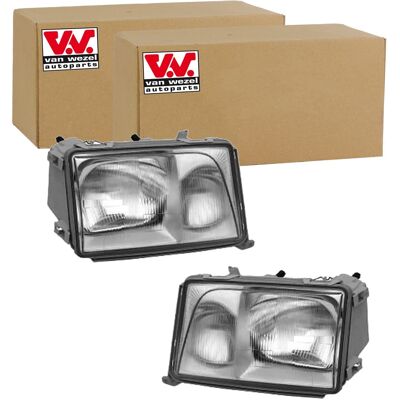 2x Van Wezel H4/h3 Scheinwerfer Set Links+rechts Passend Für Mercedes-benz: Hauptscheinwerfer Diederichs: 1613980 Johns: 5014104 Klokkerholm: 35260186 2x Van Wezel H4/h3 Scheinwerfer Set Links+rechts Passend Für Mercedes-benz: Hauptscheinwerfer Diederichs: 1613980 Johns: 5014104 Klokkerholm: 35260186