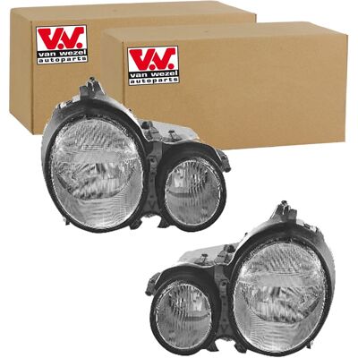2x Van Wezel H7/h7 Scheinwerfer Set Links+rechts Passend Für Mercedes-benz: Hauptscheinwerfer Diederichs: 1614180 Diederichs: 1614182 Hella: 1d9007970 2x Van Wezel H7/h7 Scheinwerfer Set Links+rechts Passend Für Mercedes-benz: Hauptscheinwerfer Diederichs: 1614180 Diederichs: 1614182 Hella: 1d9007970