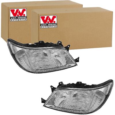 2x Van Wezel H1/h7 Scheinwerfer Set Links+rechts Passend Für Mercedes-benz: Hauptscheinwerfer Alkar: 2751966 Diederichs: 1662085 Hella: 1eh008010011 H 2x Van Wezel H1/h7 Scheinwerfer Set Links+rechts Passend Für Mercedes-benz: Hauptscheinwerfer Alkar: 2751966 Diederichs: 1662085 Hella: 1eh008010011 H