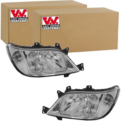 2x Van Wezel H7/h3 Scheinwerfer Set Links+rechts Passend Für Mercedes-benz: Hauptscheinwerfer Alkar: 2756966 Diederichs: 1662980 Hella: 1eh246047021 H 2x Van Wezel H7/h3 Scheinwerfer Set Links+rechts Passend Für Mercedes-benz: Hauptscheinwerfer Alkar: 2756966 Diederichs: 1662980 Hella: 1eh246047021 H