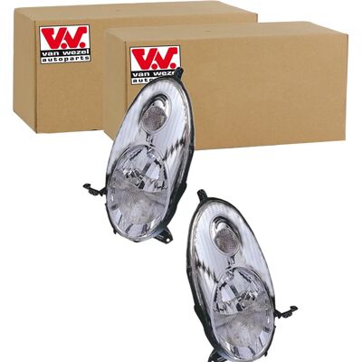 2x Van Wezel H4 Scheinwerfer Set Links+rechts Passend Für Nissan Micra: Hauptscheinwerfer Abakus: 2151194lldem Alkar: 2741568 Alkar: 2751548 Diederich 2x Van Wezel H4 Scheinwerfer Set Links+rechts Passend Für Nissan Micra: Hauptscheinwerfer Abakus: 2151194lldem Alkar: 2741568 Alkar: 2751548 Diederich