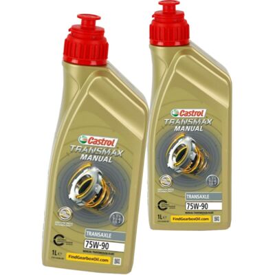 2x 1l Castrol Transmax Transaxle 75w-90 Schaltgetriebeöl Passend Für Vw G052911: 2x 1l Castrol Transmax Transaxle 75w-90 Schaltgetriebeöl Passend Für Vw G052911: