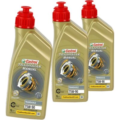 3l Castrol Transmax Transaxle 75w-90 Schaltgetriebeöl Passend Für Vw G052911: 3l Castrol Transmax Transaxle 75w-90 Schaltgetriebeöl Passend Für Vw G052911: