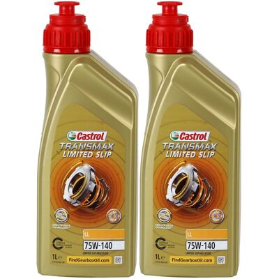 2l Castrol Tranmax 75w-140 Ls Achsgetriebeöl Differential-öl Api Gl-5: 2l Castrol Tranmax 75w-140 Ls Achsgetriebeöl Differential-öl Api Gl-5: